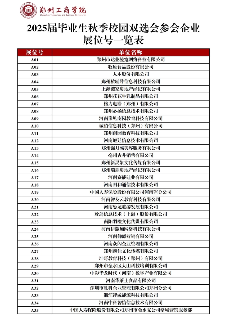 2025届毕业生秋季校园双选会企业展位号一览表_00.jpg